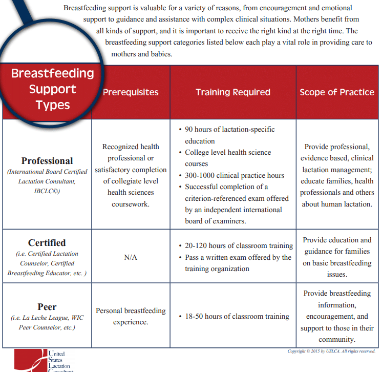 breastfeeding counselor